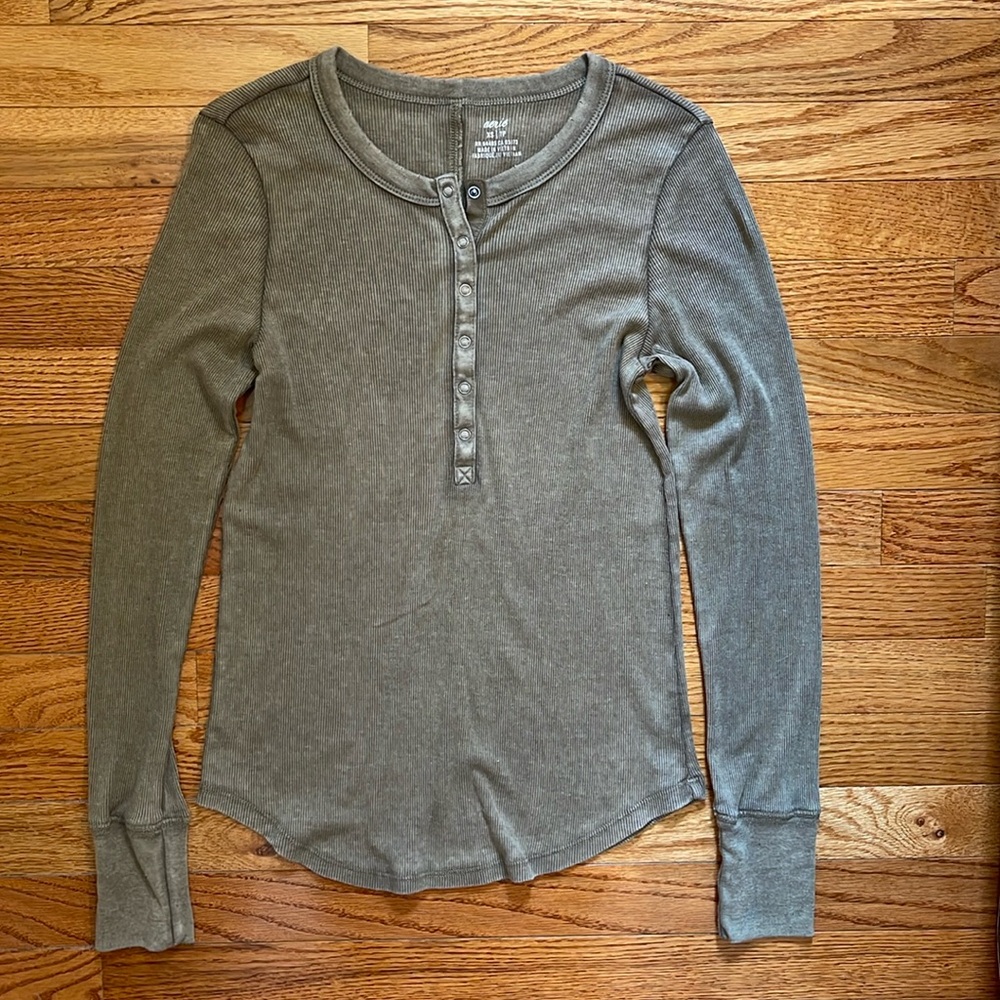 NWOT Aerie ribbed thermal top